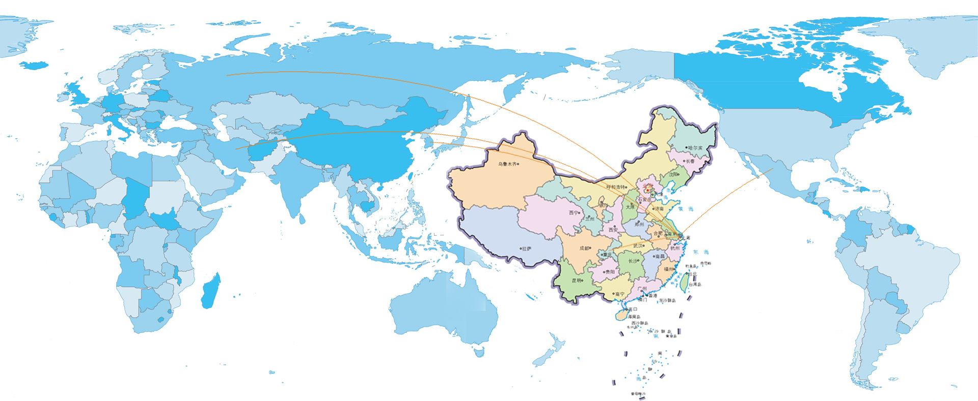 联系我们-底部地图
